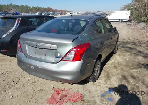 2014 Nissan Versa 1.6 S из США, поврежденный, VIN 3N1CN7AP4EL856207